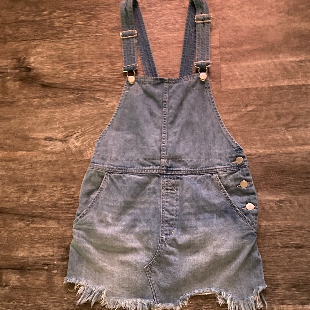 Free people denim skirt
